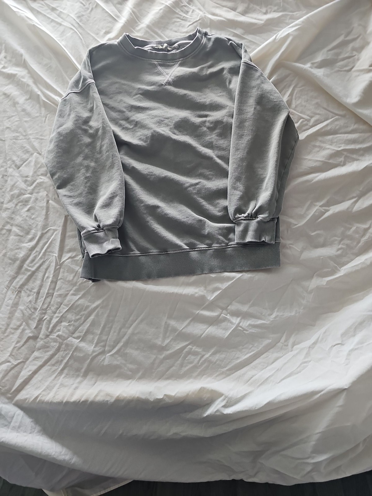 Next Vintage Wash Sage Green Crewneck Sweatshirt