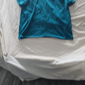 Slazenger Women's V-Neck Teal T-Shirt Size UK 20