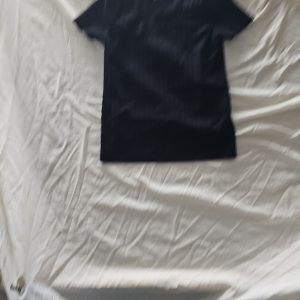 Next Black Ribbed Square Neck Short Sleeve Top