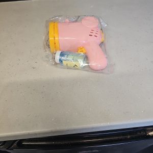 New Kids Rocket Bubble Gun Machine Toy with Bubble Solution