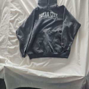 Champion Eco 'Ocean City' Charcoal Grey Pullover Hoodie