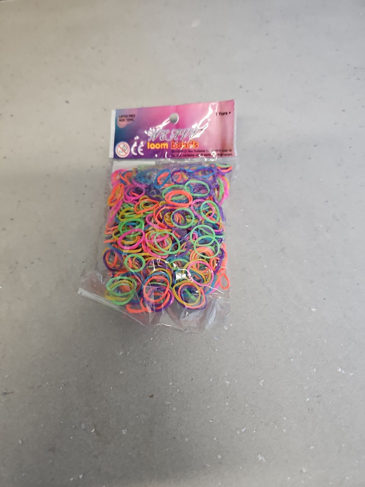 New Weave Loom Bands Pack - Multi-Colored Rubber Bands for Crafts