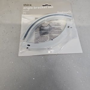 GoodHome Thira White Angle Bracket Set for Track