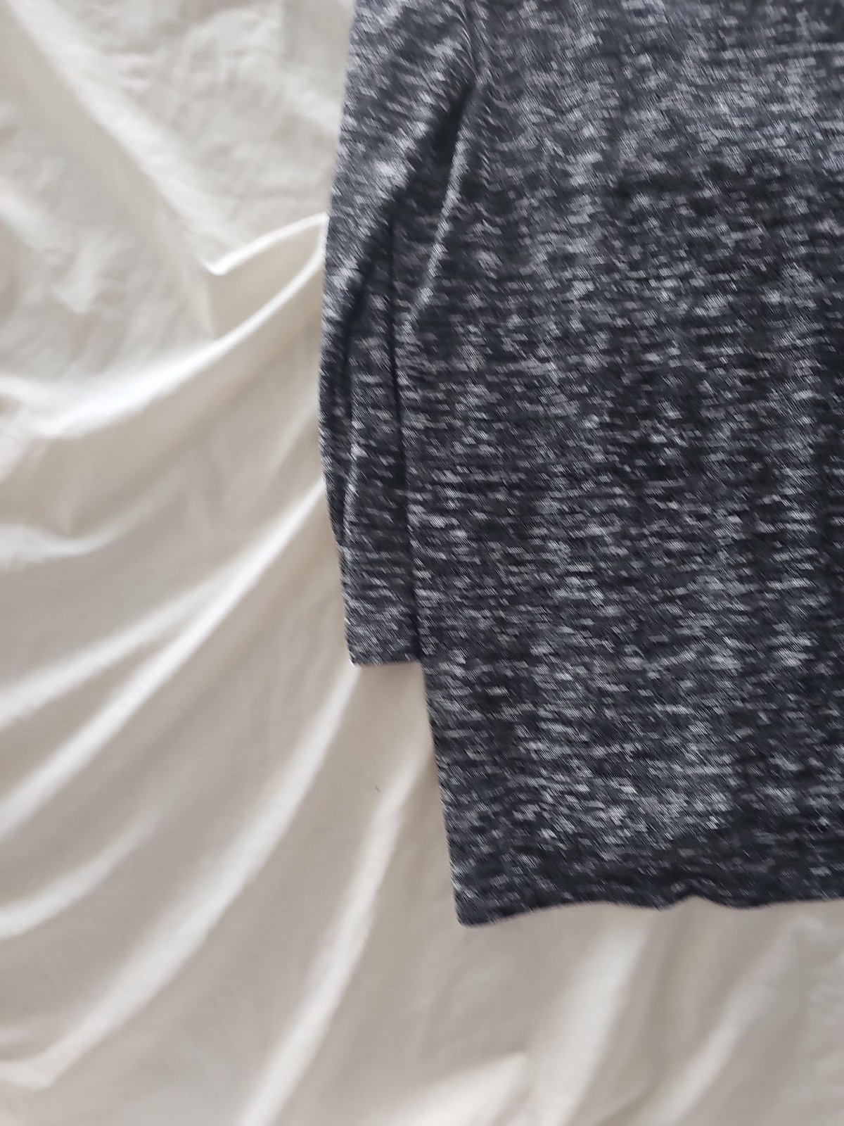 River Island Grey Space Dye Knit Long Sleeve Tunic Dress - Image 8