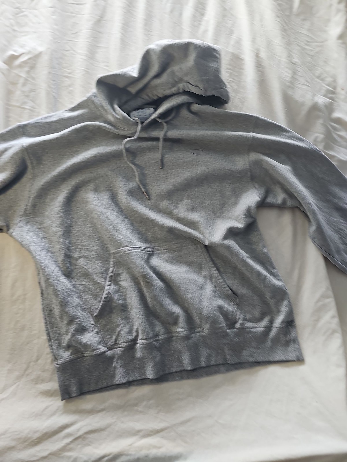 Vintage Champion Reverse Weave Hoodie in Heather Grey