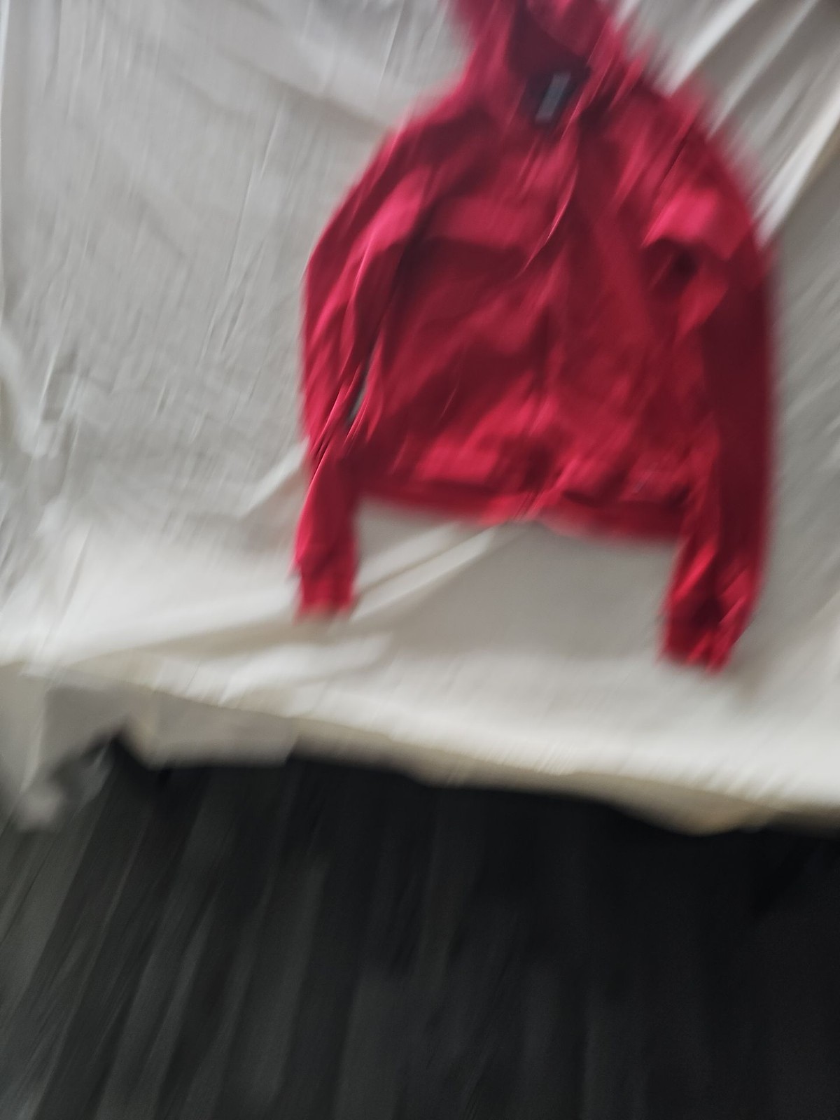 Vintage Tommy Hilfiger Jeans Red Full-Zip Hoodie - Size M