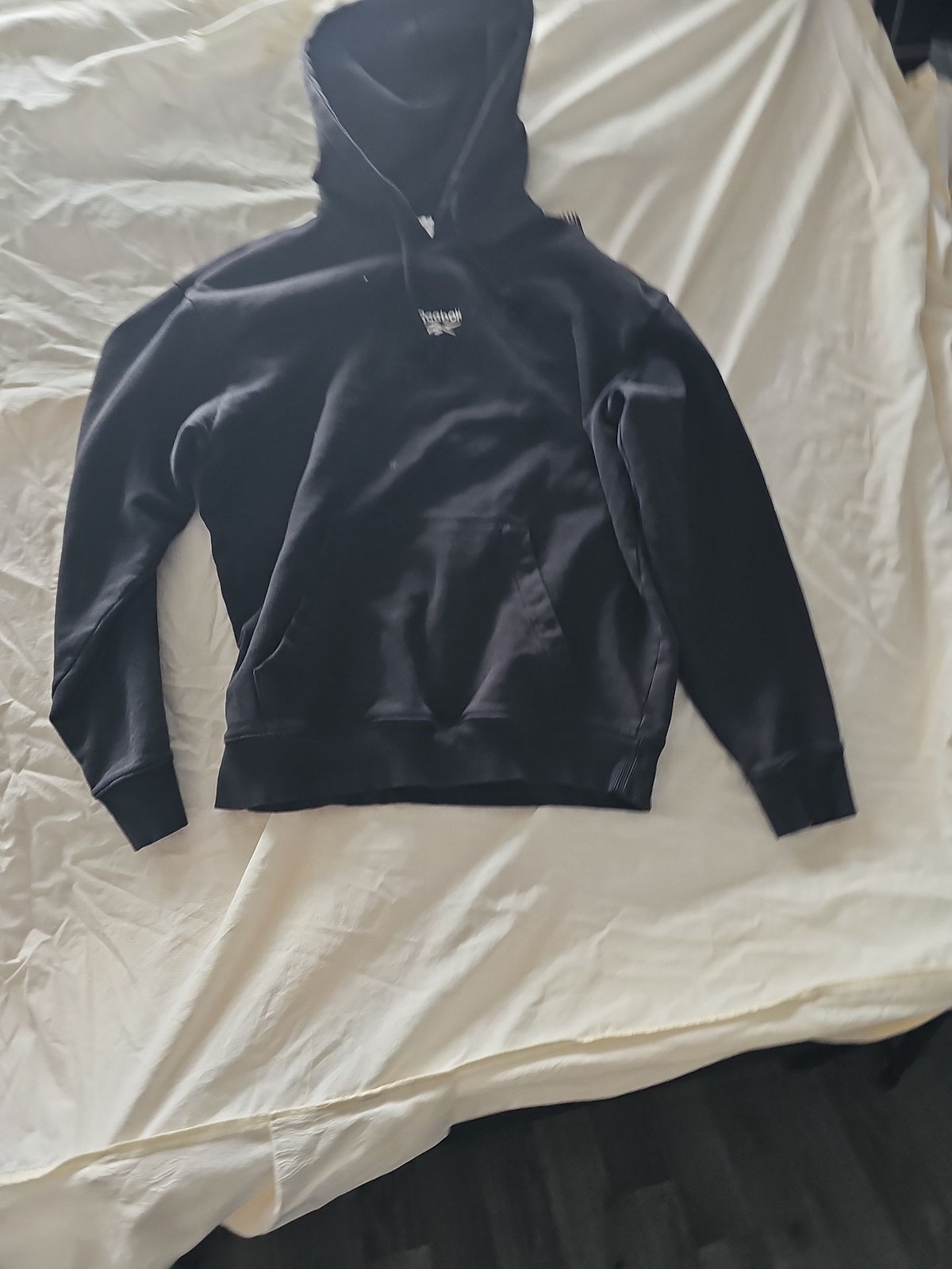 Reebok Classic Center Logo Black Pullover Hoodie