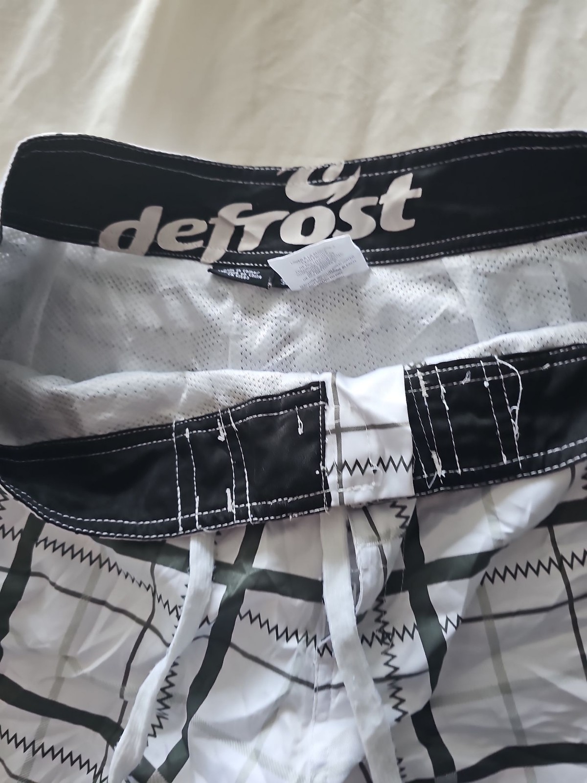 Defrost Plaid Board Shorts Men's Swimwear - Image 8