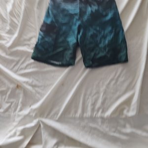 Men's Ombre Teal and Black Cargo Board Shorts