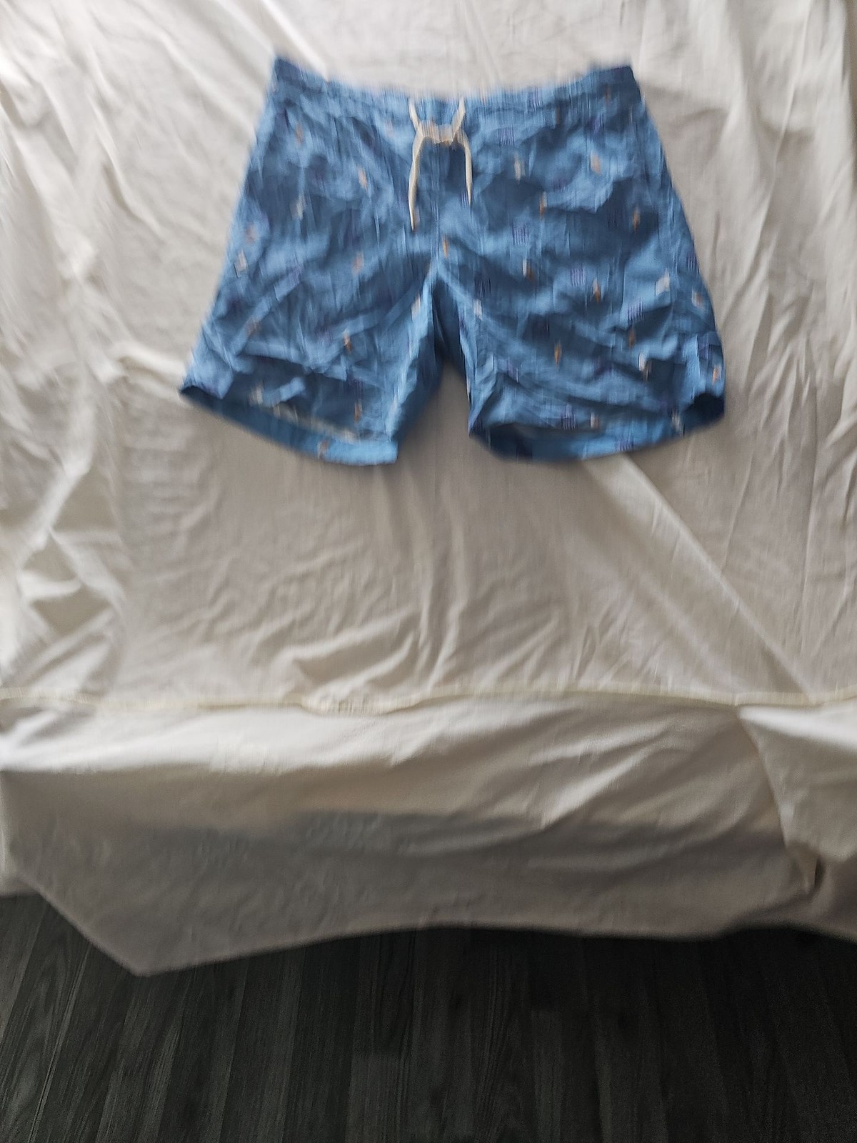 Aéropostale Men's Blue Graphic Print Swim Shorts