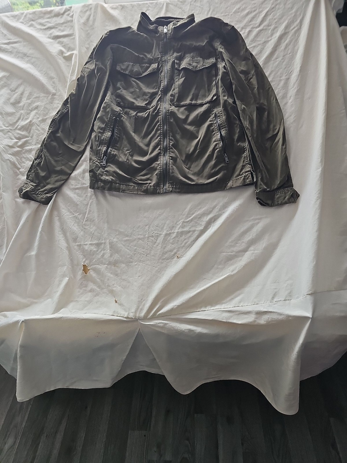 Next Supply Olive Green Utility Field Jacket Size L