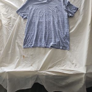Crew Clothing Company Blue Striped Cotton T-Shirt