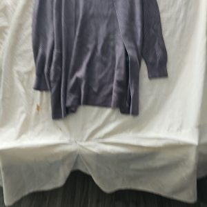 M&S Collection Women's Charcoal Grey Ribbed Open Front Cardigan