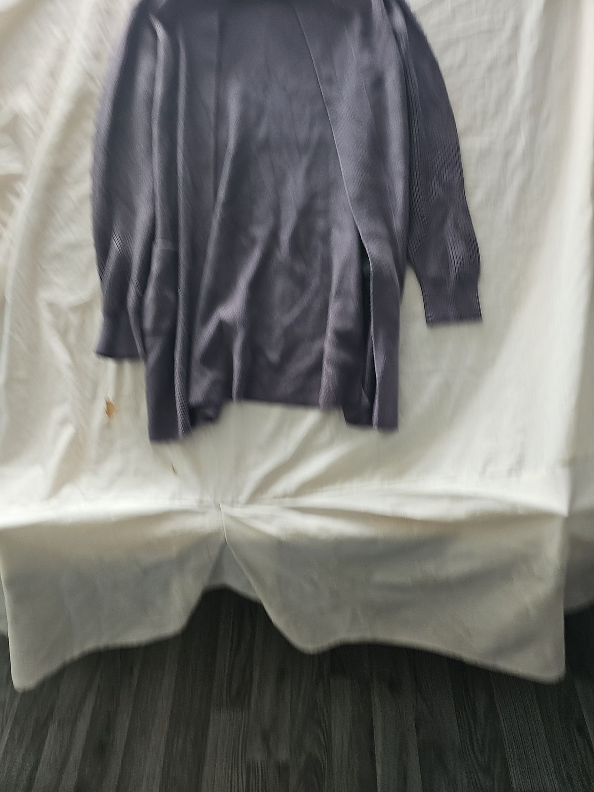 M&S Collection Women's Charcoal Grey Ribbed Open Front Cardigan