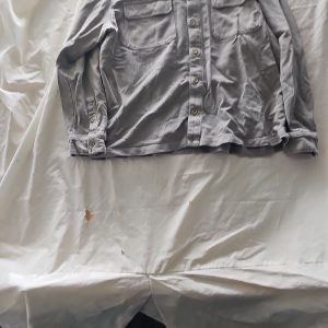 M&S Collection Men's Grey Garment Dyed Corduroy Shirt - 3XL