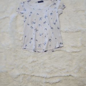 M&S Collection Floral Scoop Neck T-Shirt