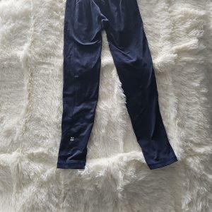 High-Waisted Seamless Navy Workout Leggings