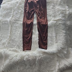 Women's High-Waisted Seamless Compression Leggings in Mocha Brown