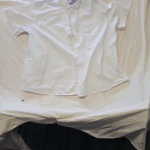 F&F Men's White Oxford Short Sleeve Shirt Size 3XL A445
