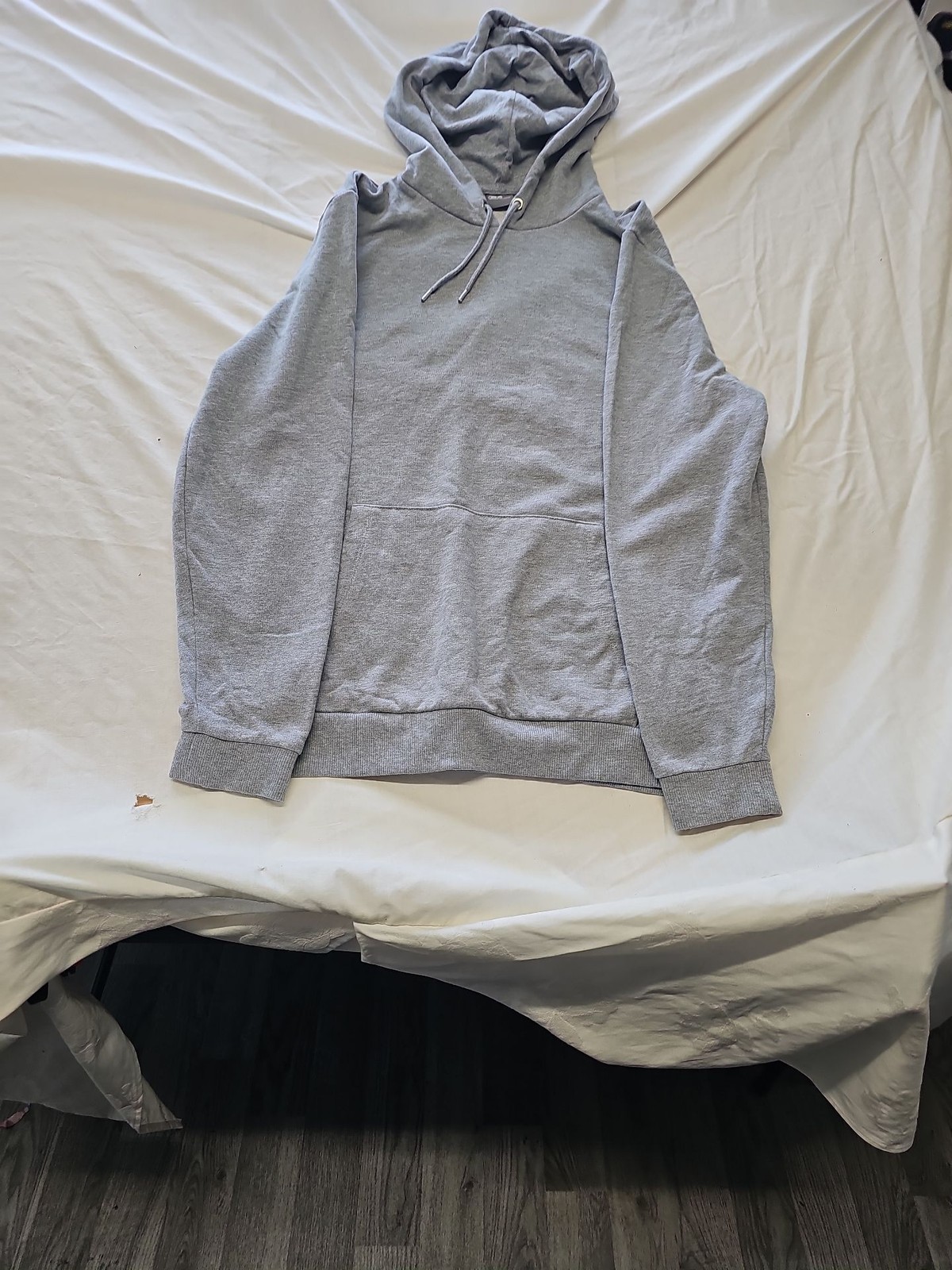 ASOS Men's Grey Marl Over-the-Head Hoodie - XL A448