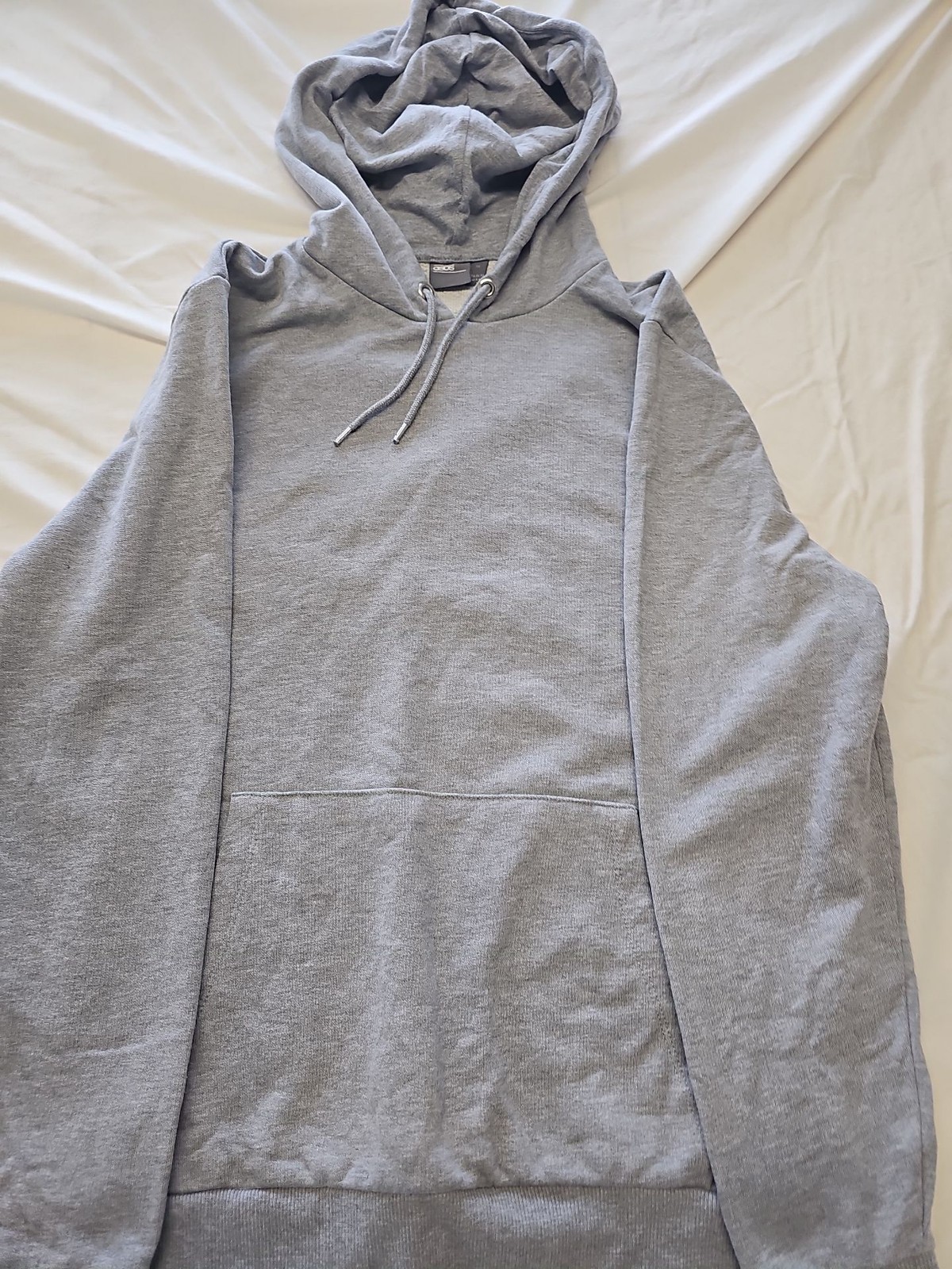 ASOS Men's Grey Marl Over-the-Head Hoodie - XL A448 - Image 3