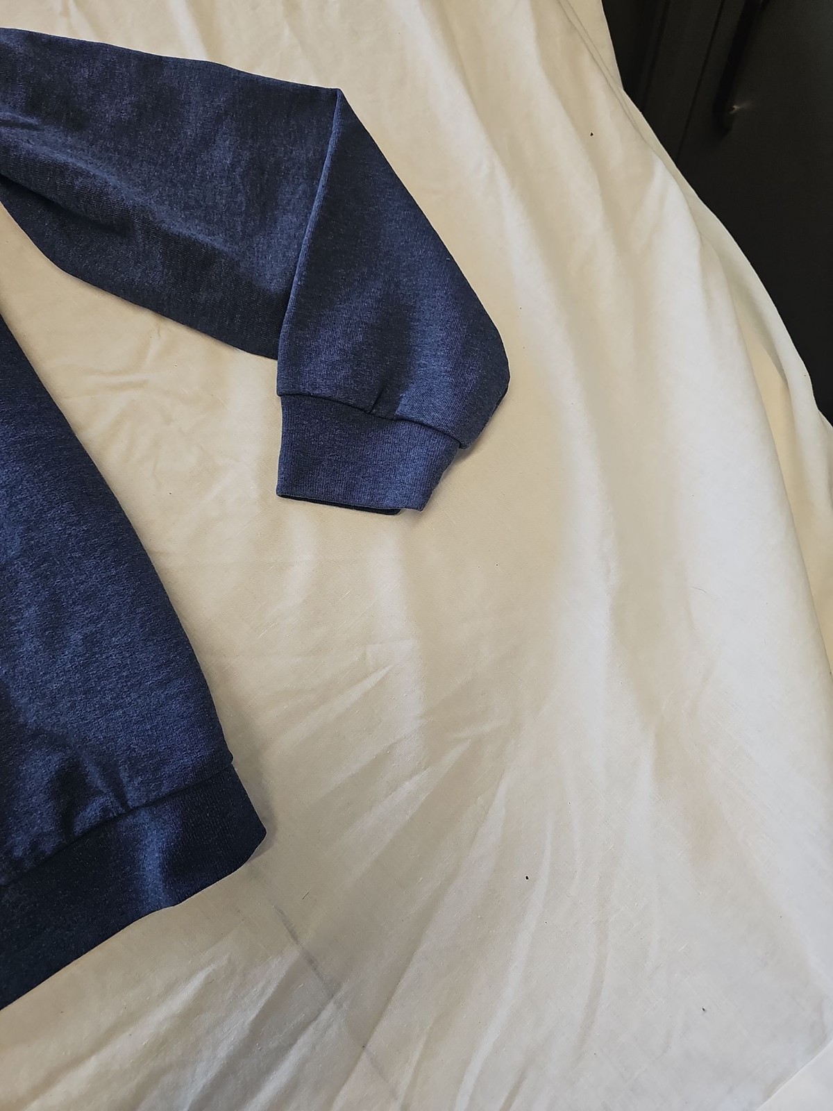 Classic Navy Blue Crewneck Sweatshirt - 2XL - Image 3