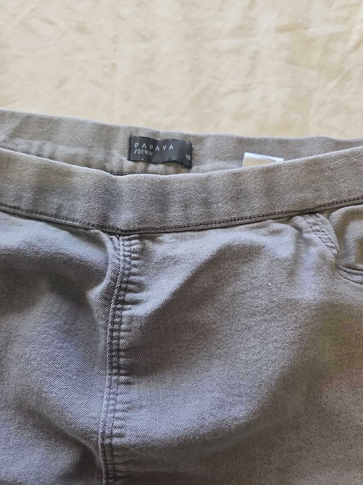 Papaya Grey Pull-On Skinny Jeggings Size 18 426 - Image 5