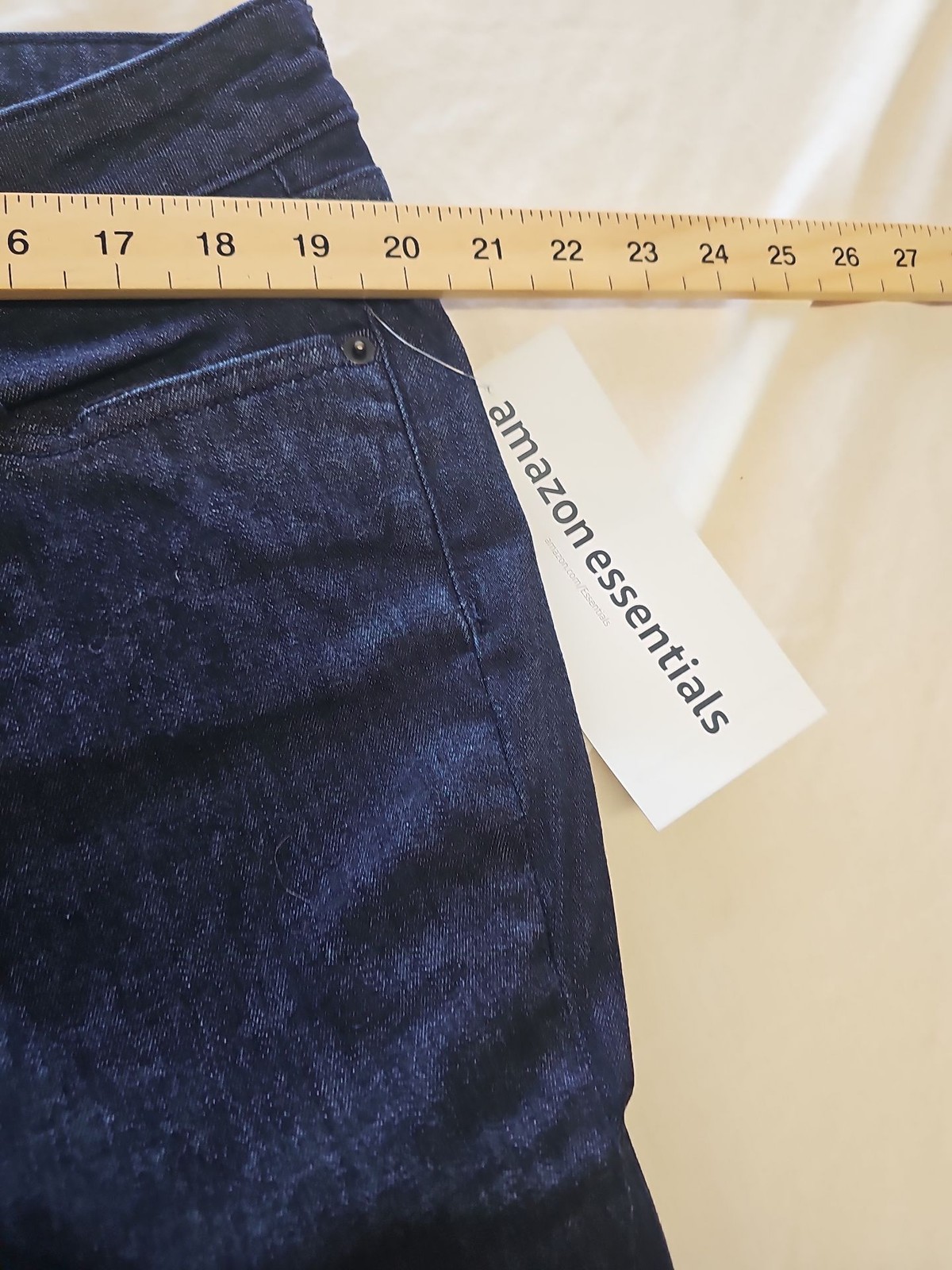 Amazon Essentials Women's Bootcut Jeans Dark Wash Size 20 Long B470 - Image 5