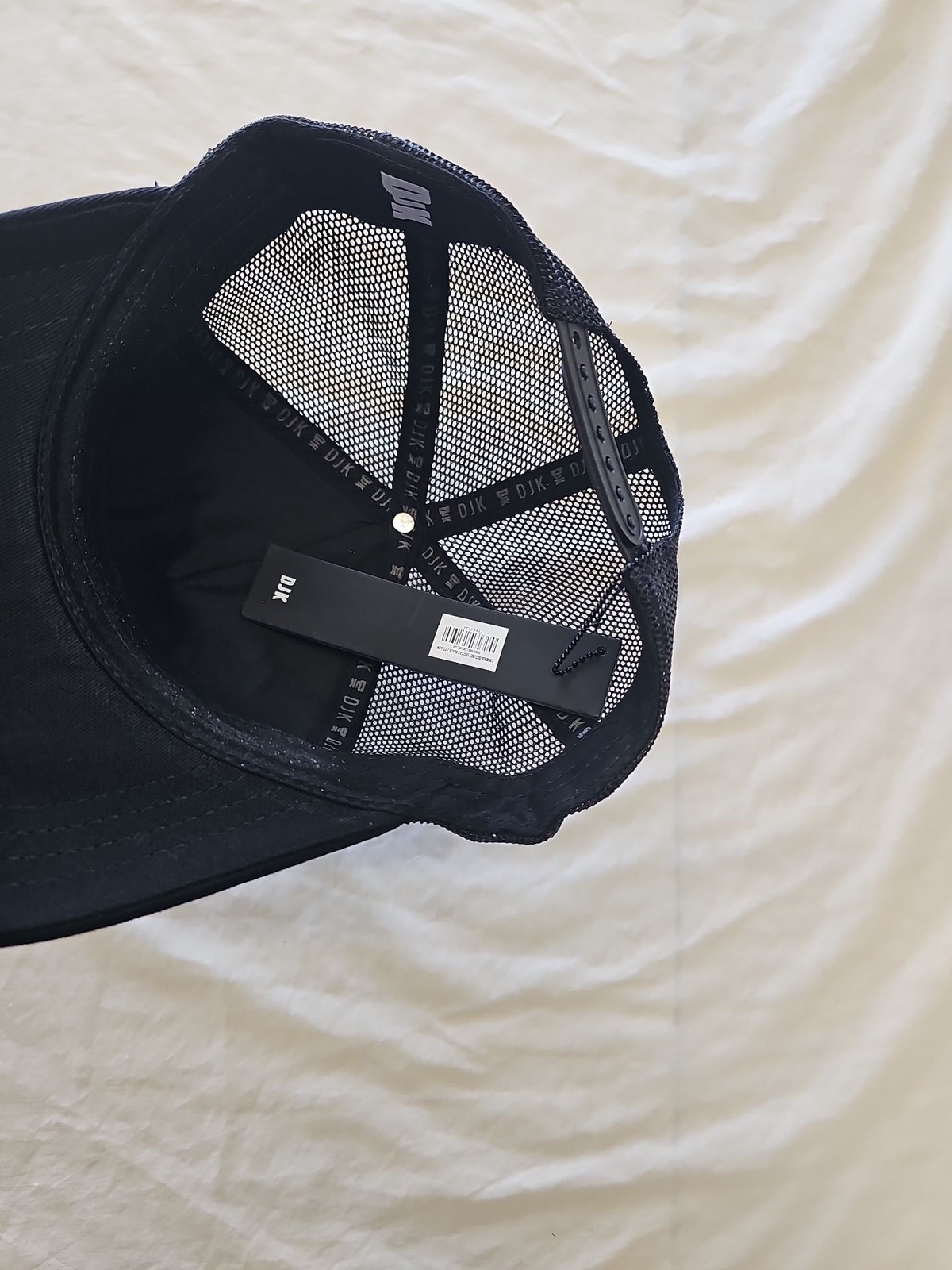 DJK International Black Mesh Trucker Cap - Image 2