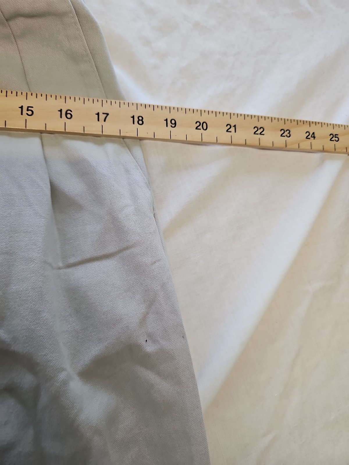 Amazon Essentials Men's Beige Chino Trousers 34W x 32L zc474 - Image 5