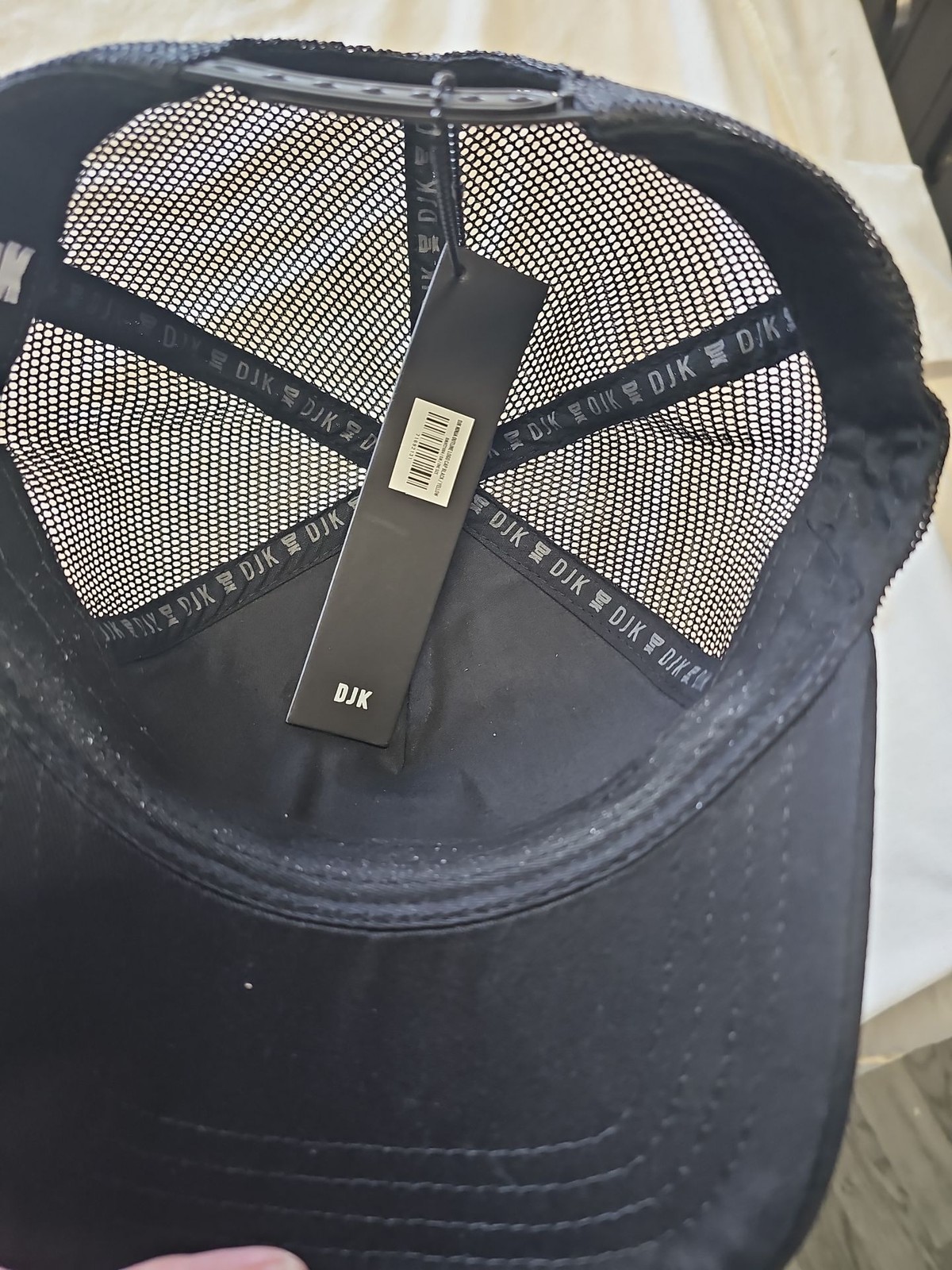 DJK International Black Mesh Trucker Cap - Image 5