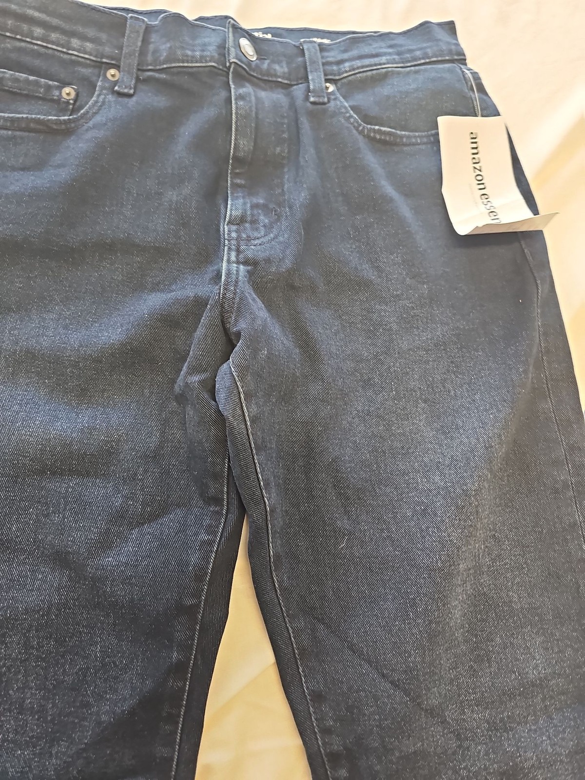 Amazon Essentials Men's Athletic Fit Dark Wash Denim Jeans 33x32 C480 - Image 5