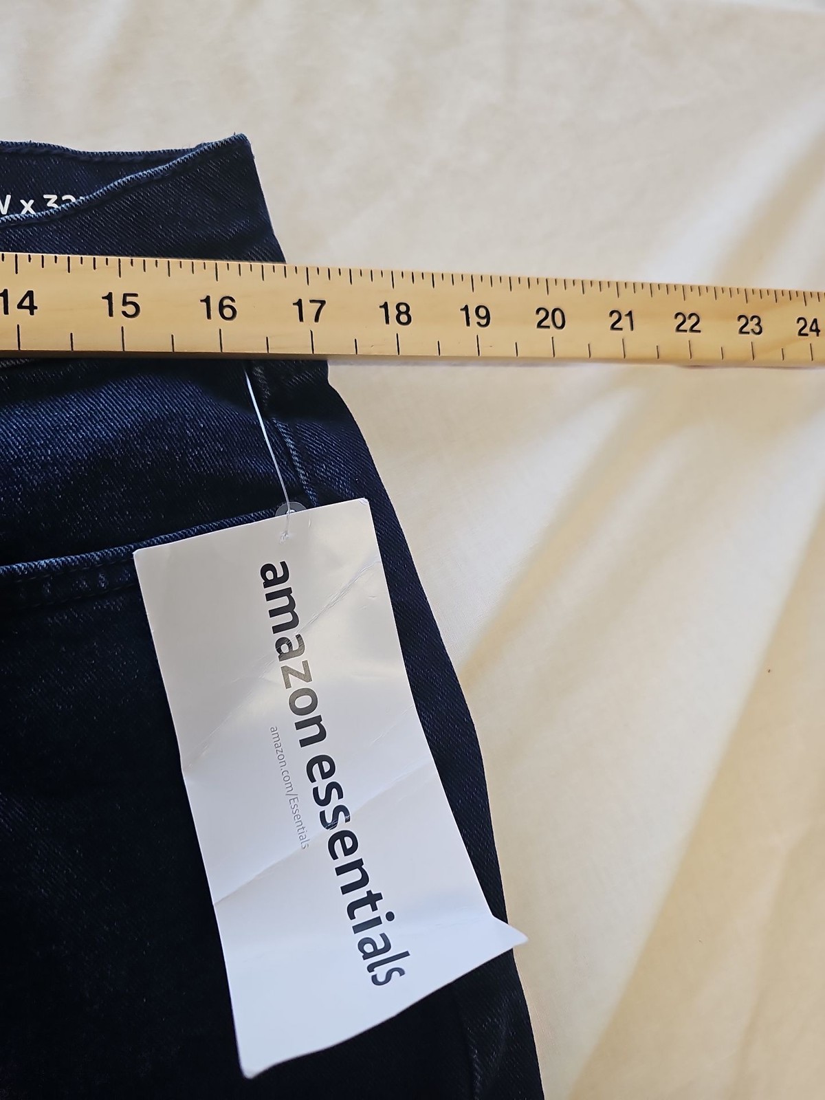 Amazon Essentials Men's Athletic Fit Dark Wash Denim Jeans 33x32 C480 - Image 6