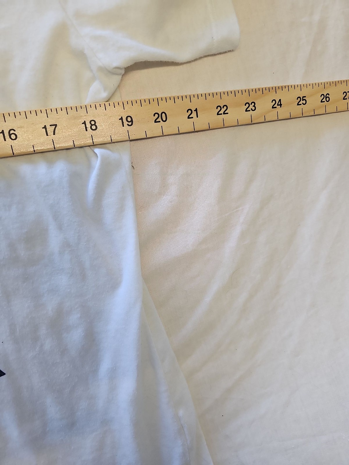 Vintage Adidas Trefoil Graphic T-Shirt - White & Navy Blue D499 - Image 5