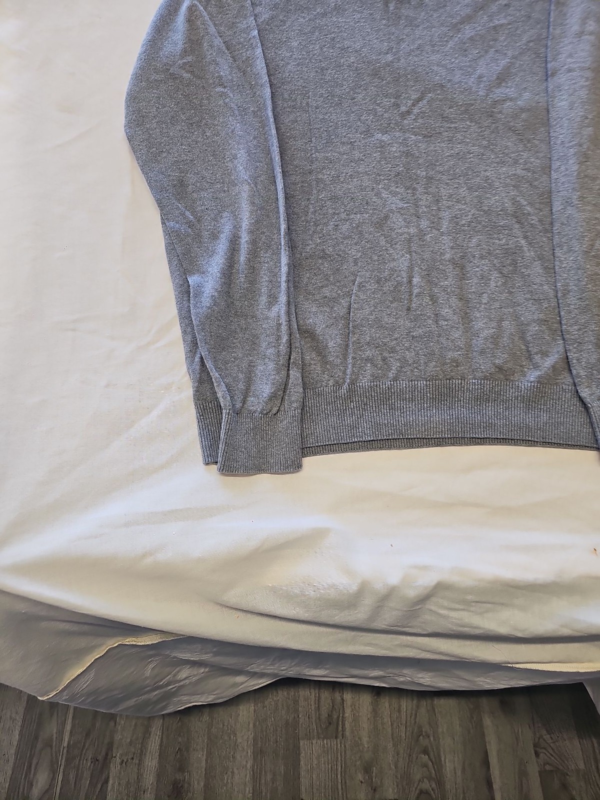Boston Crew Grey Quarter-Zip Knitted Jumper D502 - Image 3