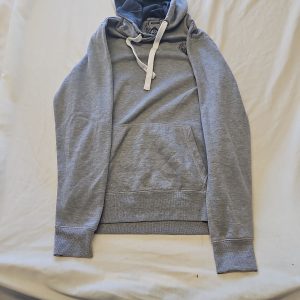 Vintage Style IX Skull Wing Graphic Hoodie in Heather Grey D495