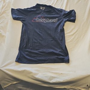 Berghaus Men's Logo Graphic T-Shirt Navy Blue Size Medium