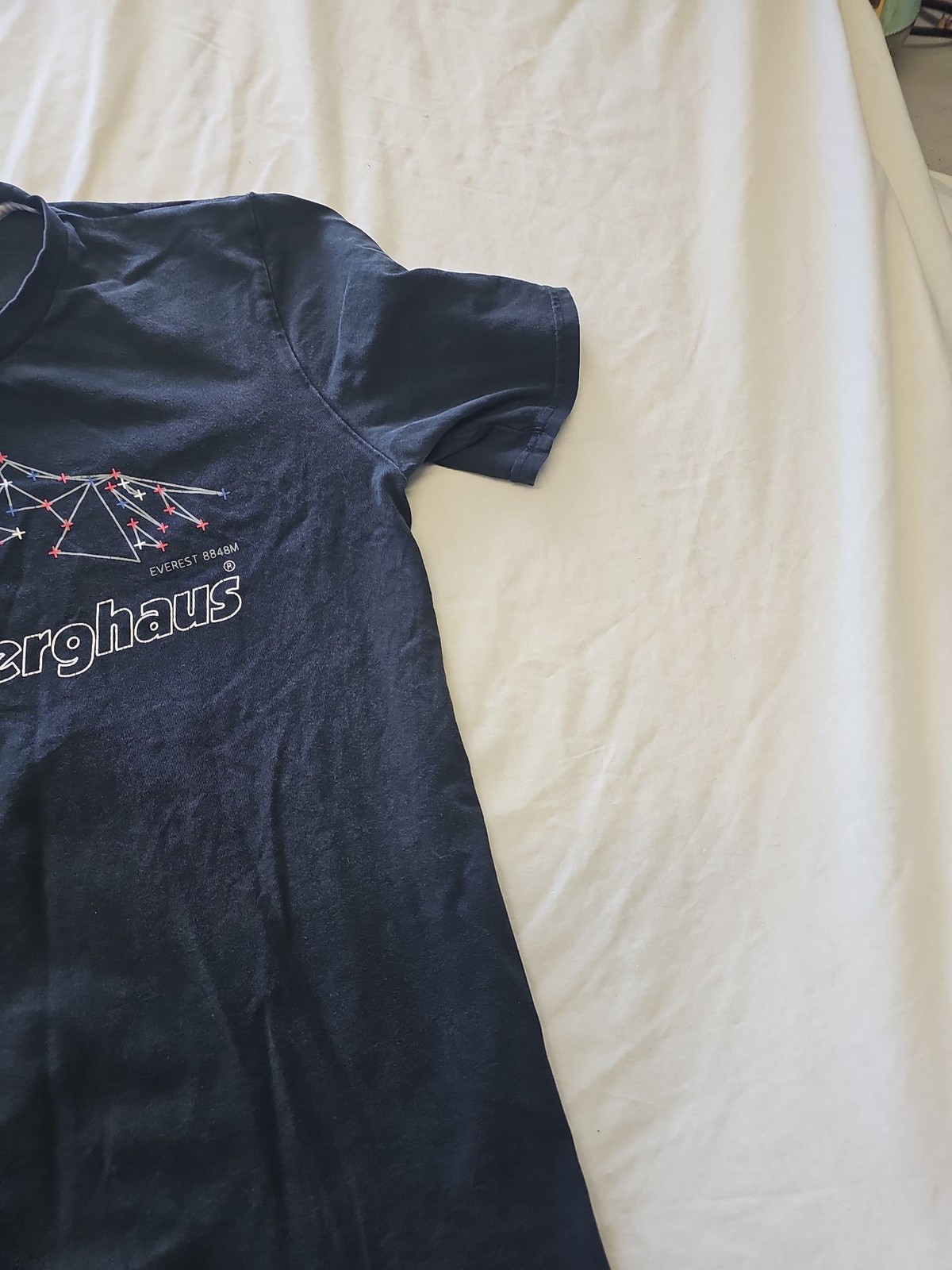 Berghaus Navy Blue Organic Cotton Graphic T-Shirt D498 - Image 5