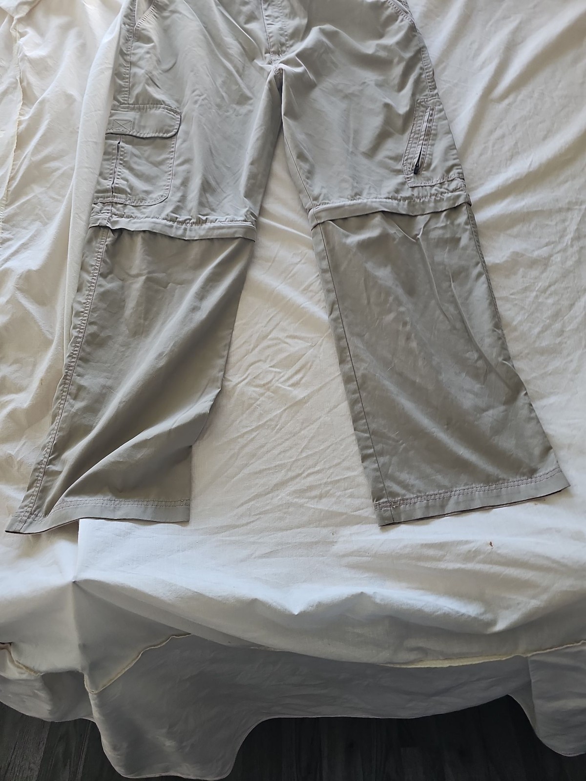 Lincoln Men's Convertible Cargo Walking Trousers Stone 40R D489