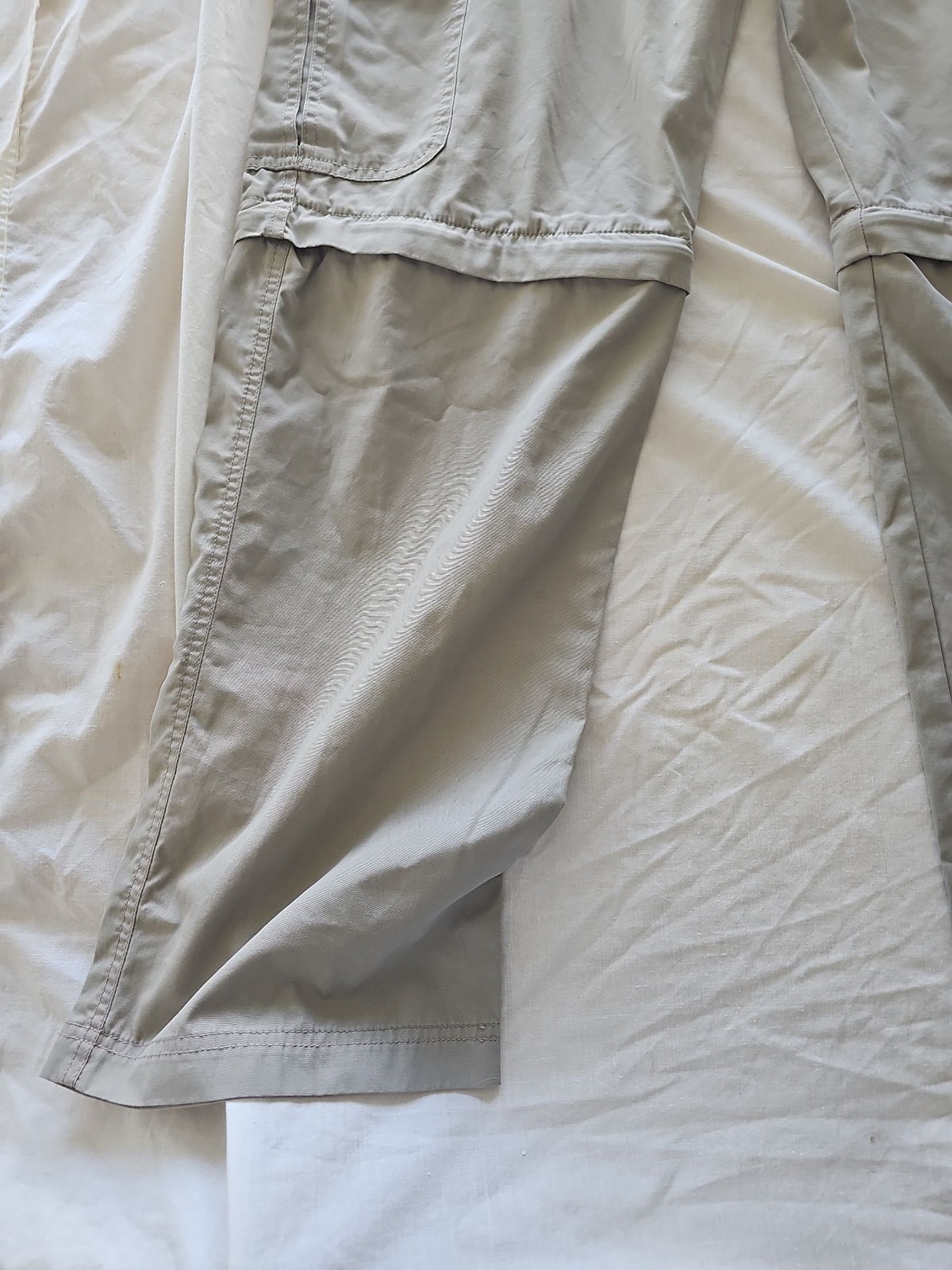 Lincoln Men's Convertible Cargo Walking Trousers Stone 40R D489 - Image 3