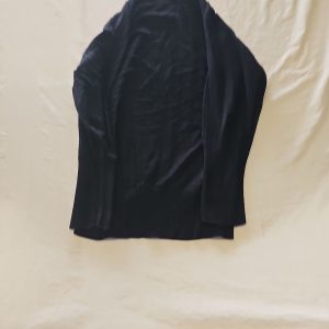 Classic Black Fine-Knit Roll Neck Jumper  414