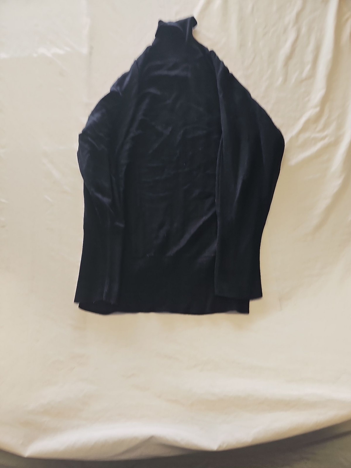 Classic Black Fine-Knit Roll Neck Jumper 414