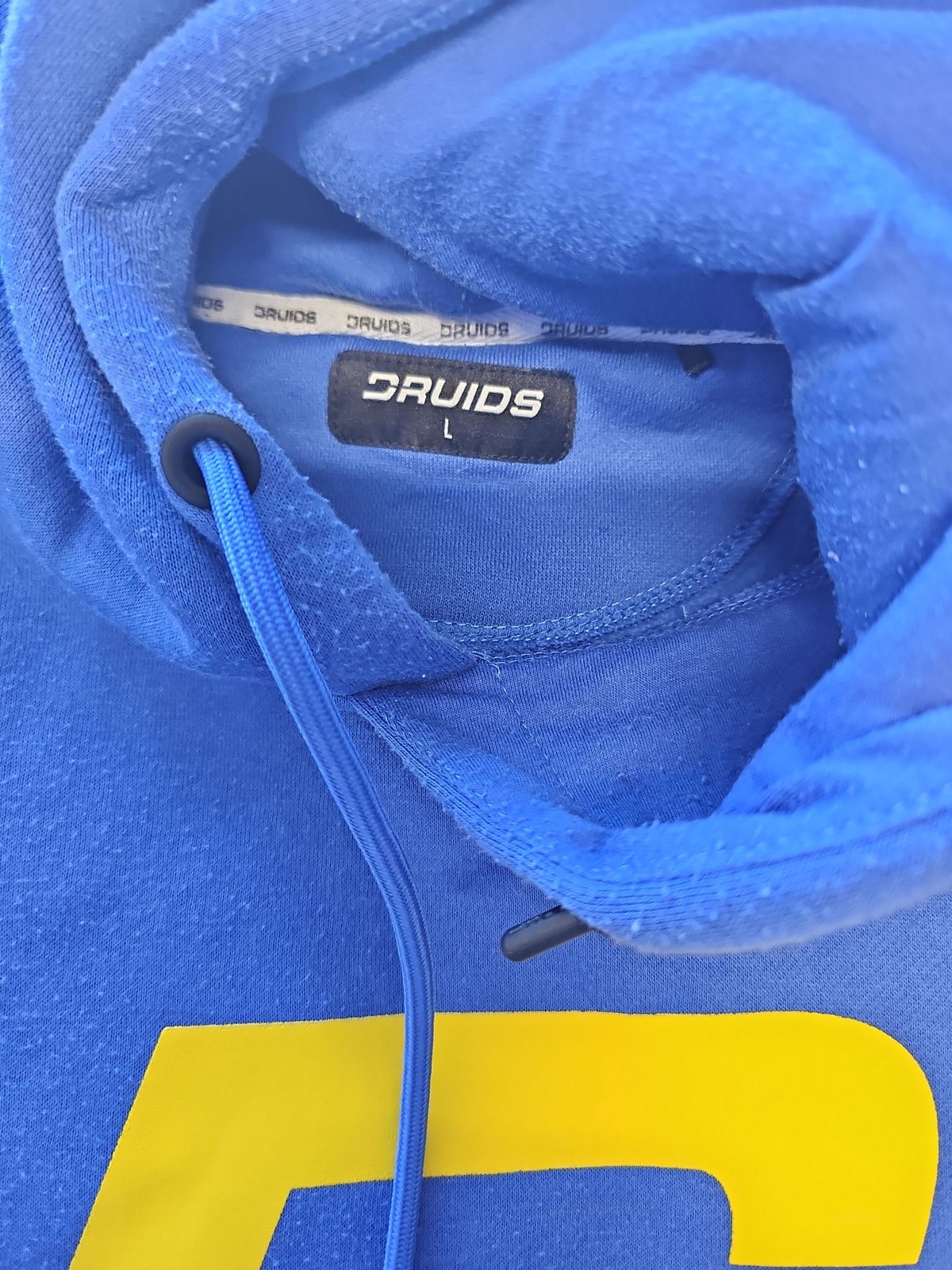 Druids Golf Blue Performance Hoodie Men's Large D516 - Image 6