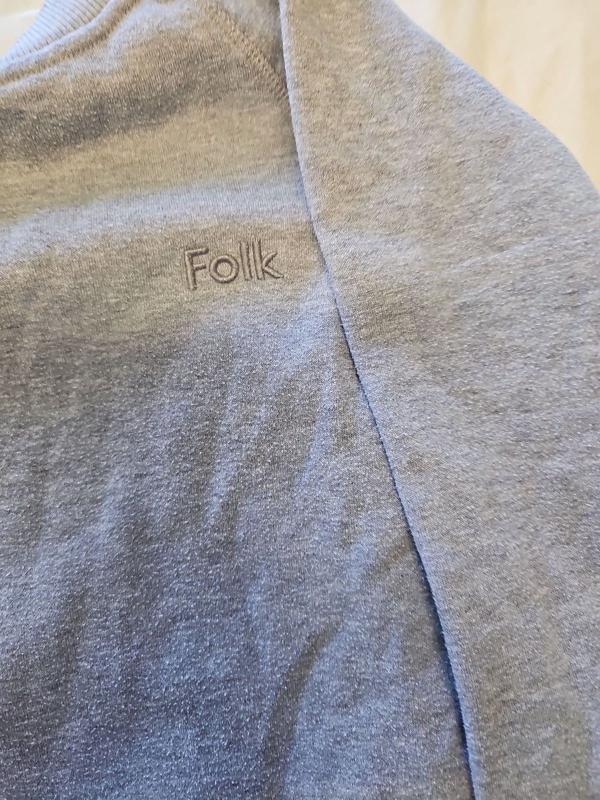 Folk Grey Crewneck Sweatshirt Size 5 D507 - Image 3