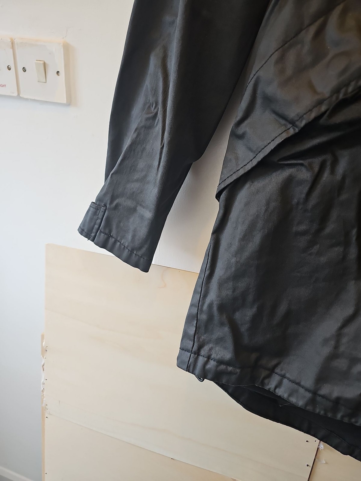 STANDVRD Men's Black Hooded Fishtail Parka Jacket XXL W553 - Image 4