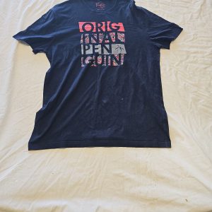 Original Penguin by Munsingwear Graphic T-Shirt - Navy Blue - Size Large  F535