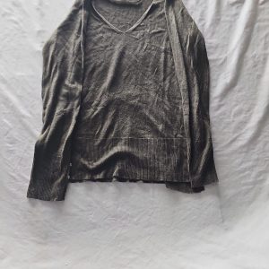 Atmosphere Olive Green V-Neck Lightweight Knit Jumper 411