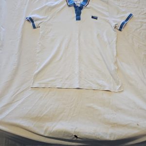 Jack & Jones Core White Polo Shirt with Contrast Tipping  F536