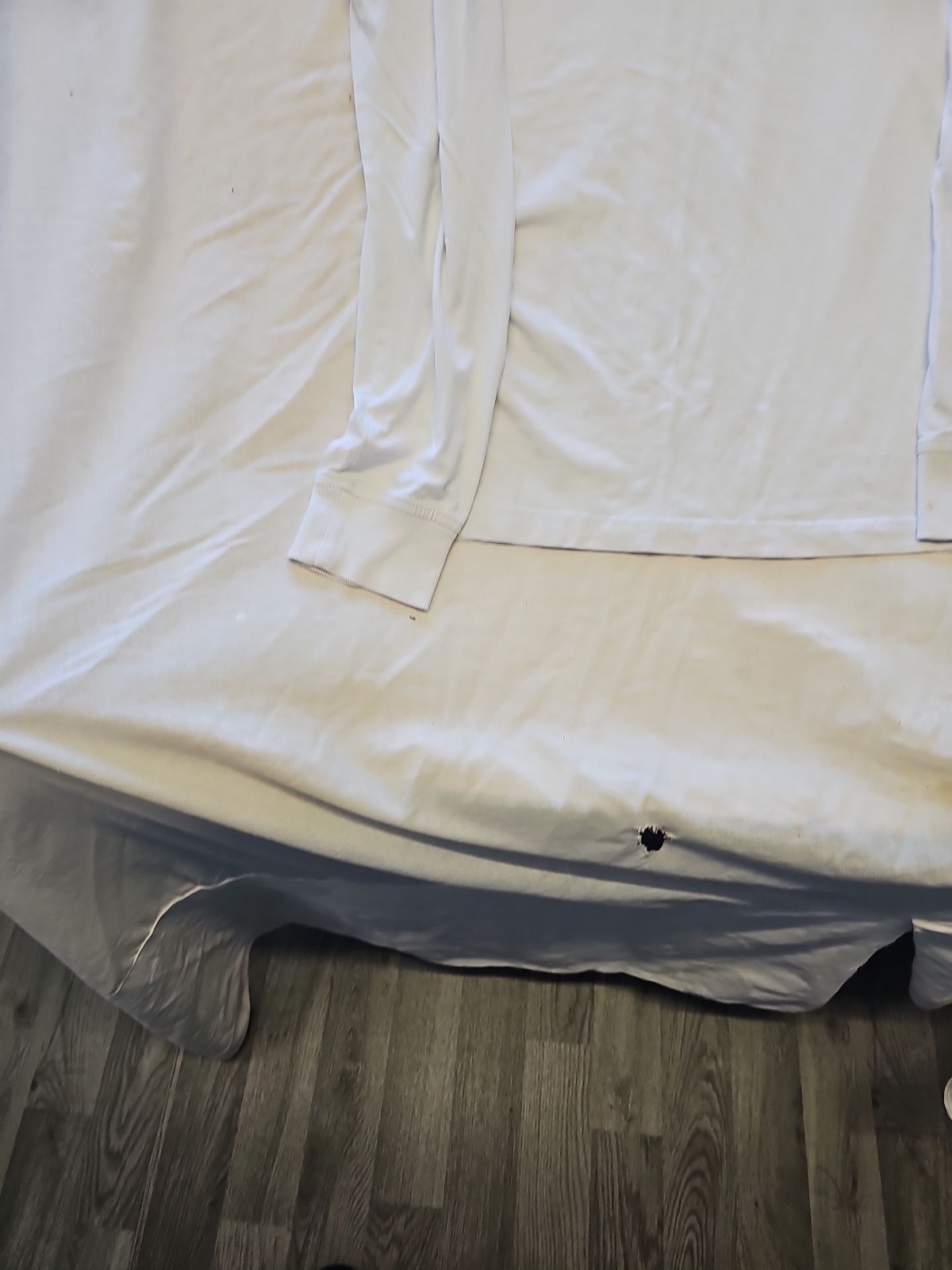 Farah Men's Classic White Long Sleeve T-Shirt - Size Large F537 - Image 4