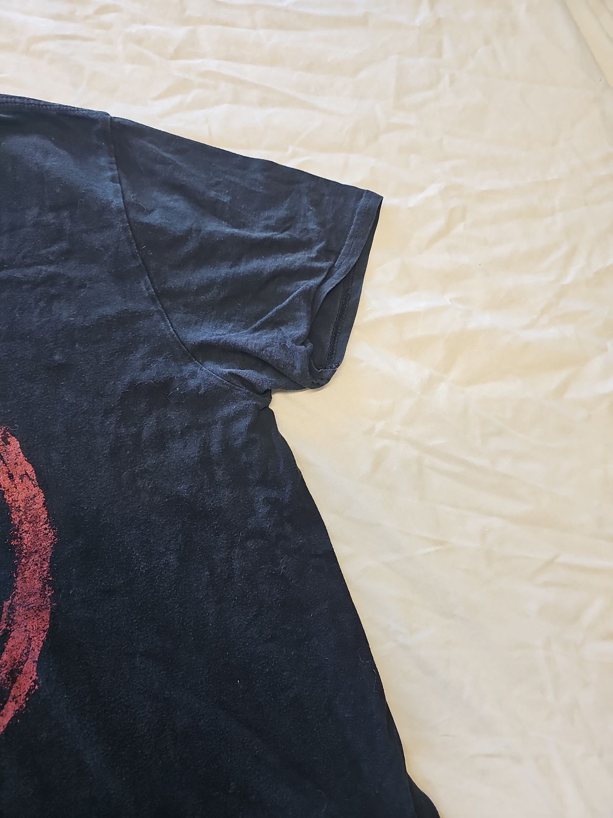 Marvel Deadpool Distressed Logo Graphic T-Shirt - Black XL F538 - Image 4